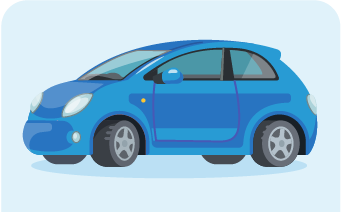 Infographic liat shows a car icon on top of lie text ‘All-Electric’.