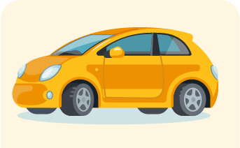 Infographic that shows a car icon on top of the text ‘Conventional’.