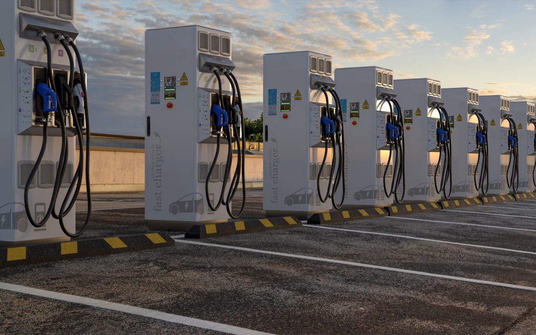 Where in the UK has the most EV chargers?