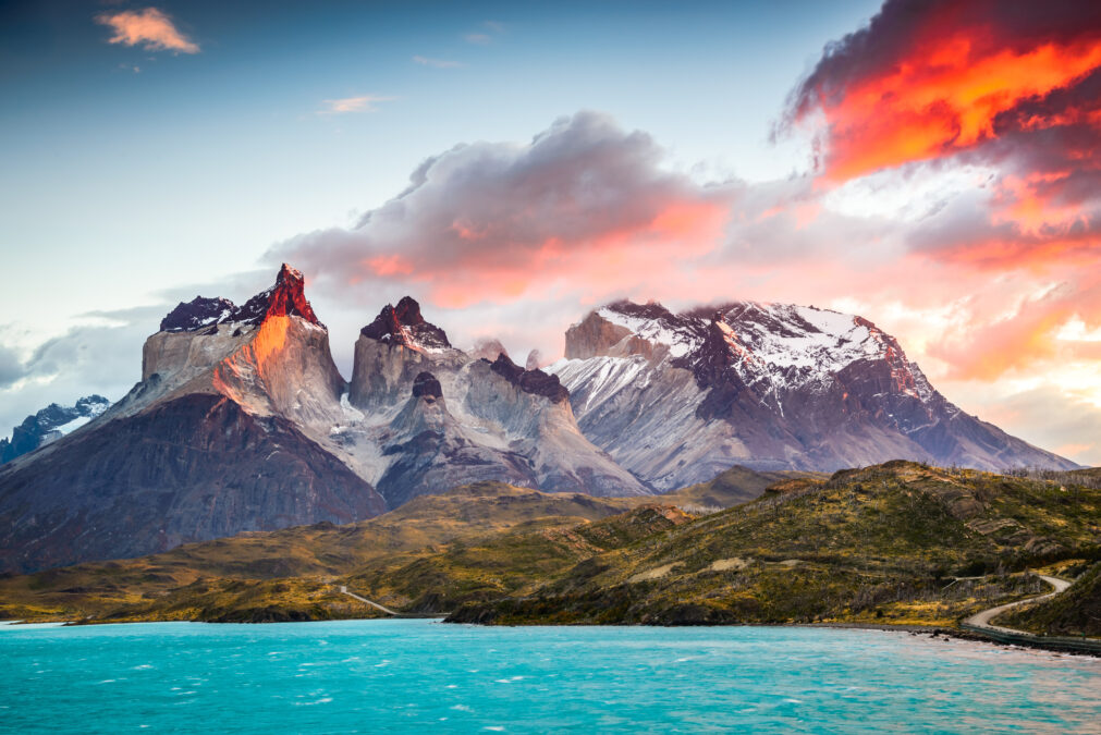 Patagonia, Chile - Torres del Paine, in the Southern Patagonian Ice Field, Magellanes Region of South America